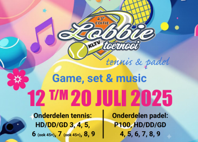 Lobbie Toernooi (tennis & padel)