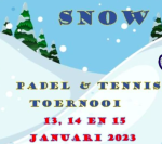 Snow Padel en Tennistoernooi